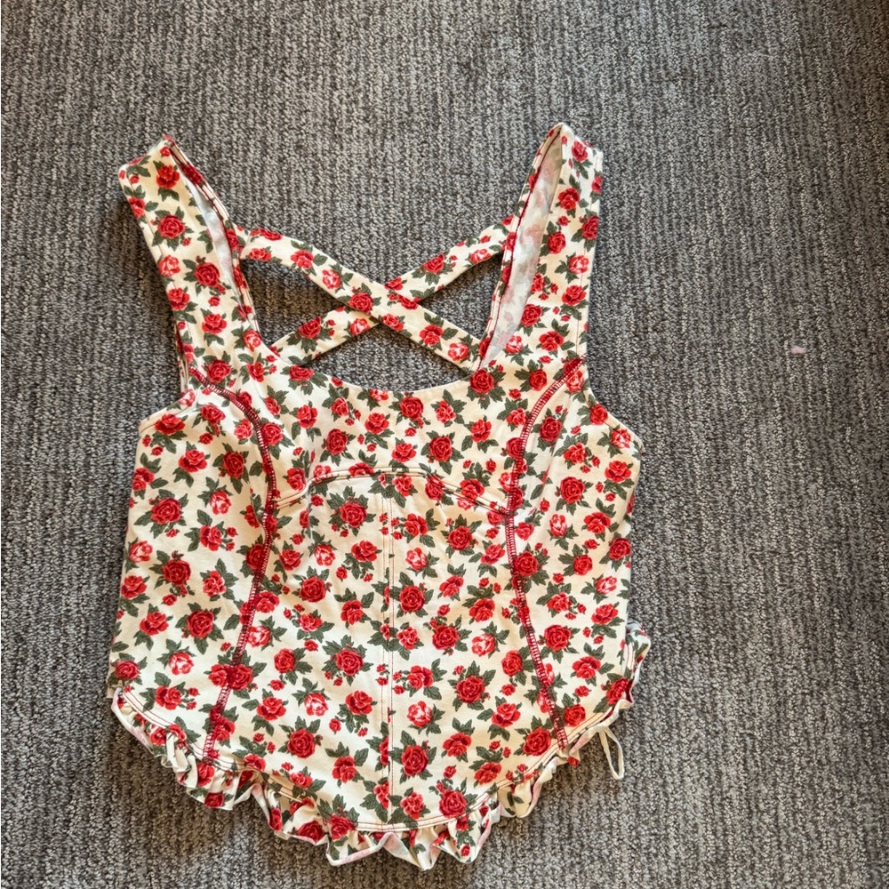 Free People Women's Melanie Floral Print Tank Top